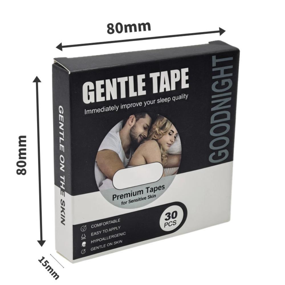 30PCS Multicolor Mouth Tape for Sleeping Hypoallergenic Gentle Tape  Stop Mouth Breathing