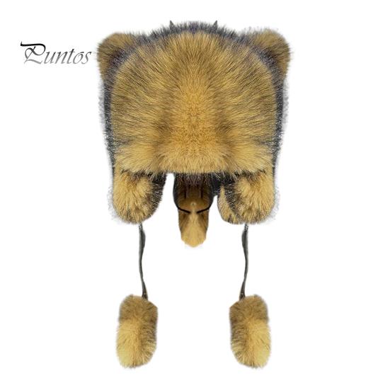

1/2 шт. Женская зимняя шапка с толстым искусственным мехом, украшением в виде ушей и хвоста, мультяшный енот, однотонная, ветрозащитная шапка для защиты ушей для катания на лыжах, сноуборде, походов 1pc