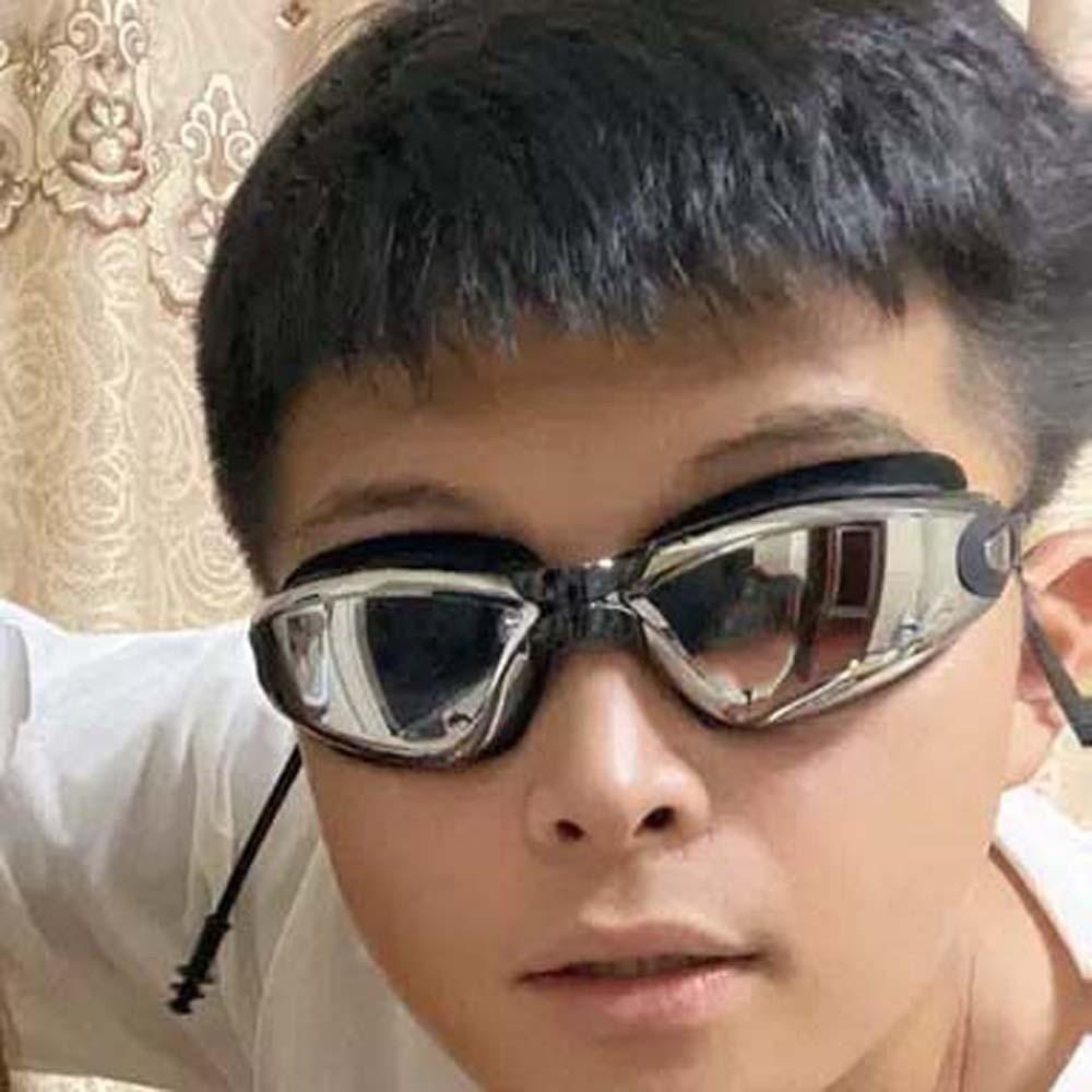 Waterproof Myopia Swim Goggles Electroplating Anti-fog Swimming Eyewear  Diving Mask