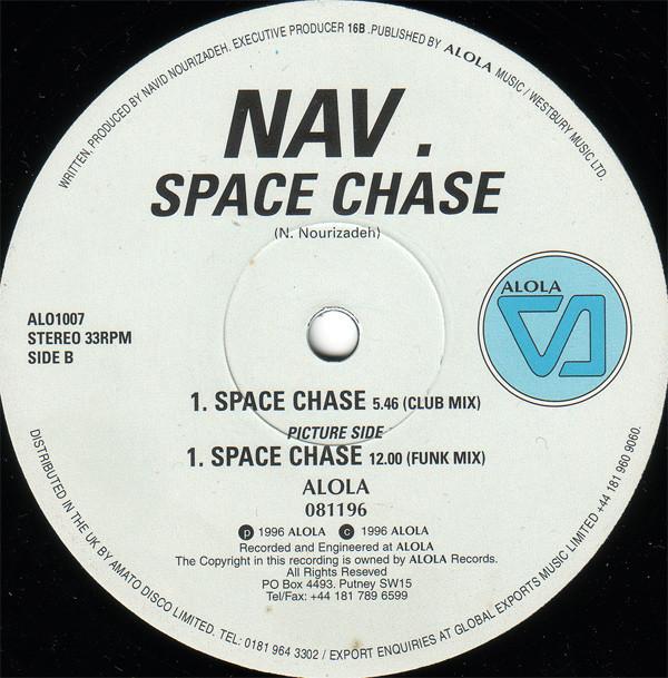 

12inch Record NAV Space Chase ALO1007 Alola 1996 UK Dance Electronica Used