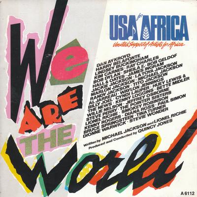 7inch Record USA FOR AFRICA - We Are The World CBSA6112 CBS 1985 UK Pop Used