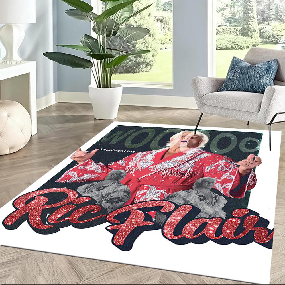 Ric Flair2 Square Rugs Are a Great Choice for Living Rooms, Bedrooms, Home Décor, and As Gifts.