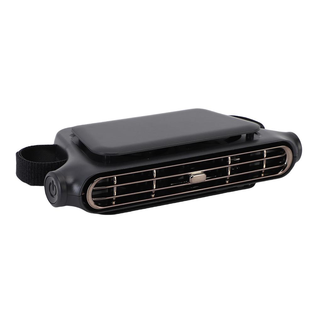 Car Mounted Seat Back Cooling Fan Bladeless Portable Vehicle Fan 3 Speed Car Seat Cooling Fan 3000mah Battery Powered for Driving
