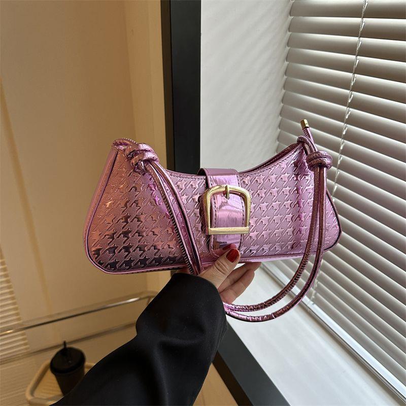 

French niche design armpit bag women s 2025 new trendy high-end texture foreign style versatile one-shoulder crossbody bag роза розовый