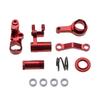 Metal Steering Bellcranks and Drag Link Servo Saver Set 6845X for 1/10 Traxxas Slash Rustler Stamped Hoss 4X4 VXL Upgrades Parts