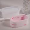 2025 New DIY Oval Candle Jar Silicone Molds Cement Plaster Mini Pot Concrete Wax Box Candle Tray Injection Mould Home Decor