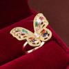 Butterfly Design Adjustable Ring - Unique Sweet & Cool European American Style