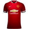 Dri-Fit Manchester United Home 14/15 Moisture-Wicking Comfortable Short Sleeve Football Shirt Unisex Tops 611031-624