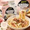 PALDO Noodle Saltati Gusto Panna e Bacon Multi-Confezione 100g*5 | Gusto Ricco Panna e Bacon, Consistenza Elastica dei Noodle, Cibo Istantaneo Conveniente