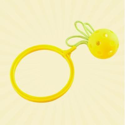 1Pcs Kick Throw Jump Ball Children'S Jump Ball Kindergarten Outdoor Jump Toys Single Leg Kick Throw Loop Loop Kick Jump Ball