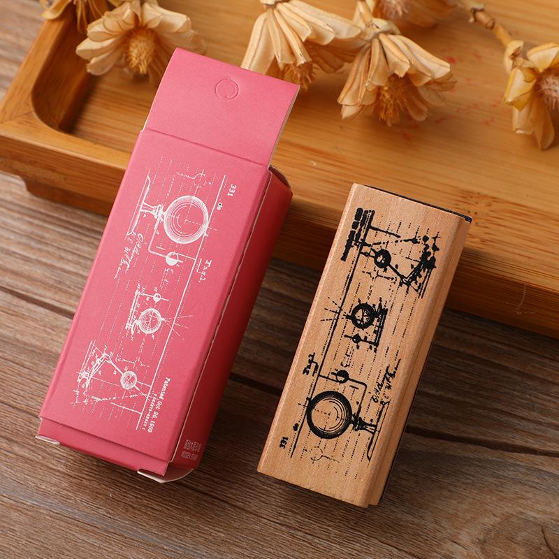 

Exquisite Wooden Floral Girl Stamps - Creative Fresh Plant DIY Journal Decor Stamps (8 Styles to Choose) journal stamp journal