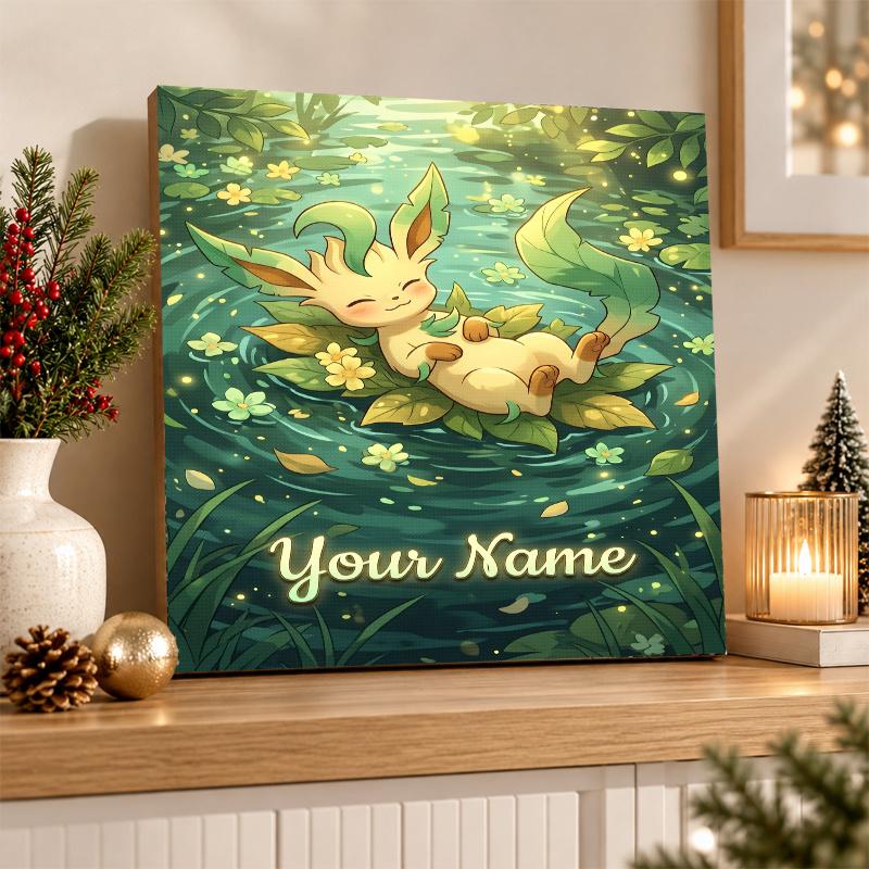 Leafeon Custom Name Diamond Painting Personalized 5D Full Drill DIY Diamond Art Home Decor