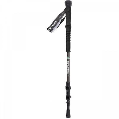 CaptaIn Stag Um 2327 [feel Bosco TrekkIng Pole TrekkIng StIck 3 TIer Type2 Lever Lock Type I grIp Charcoal Gray]