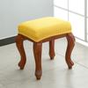 1Pc Footstool Removable Dressing Stool Cover Elastic Chair Cover Protector Polyurethane Elastic Fiber Stool Cover