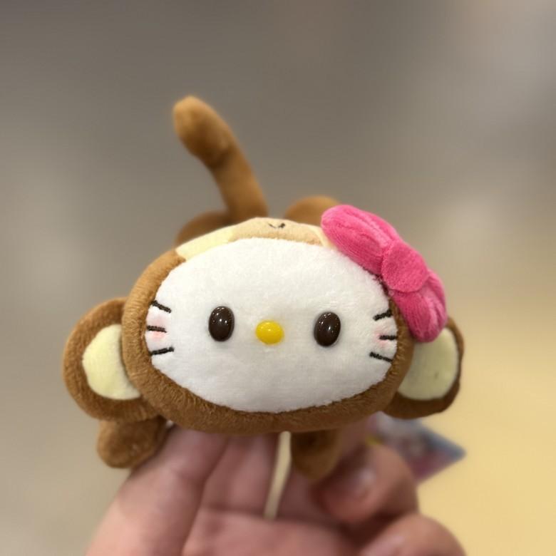 

Cat Monkey Animal Plush Keychain Short For Girl Gift And Bag Decor