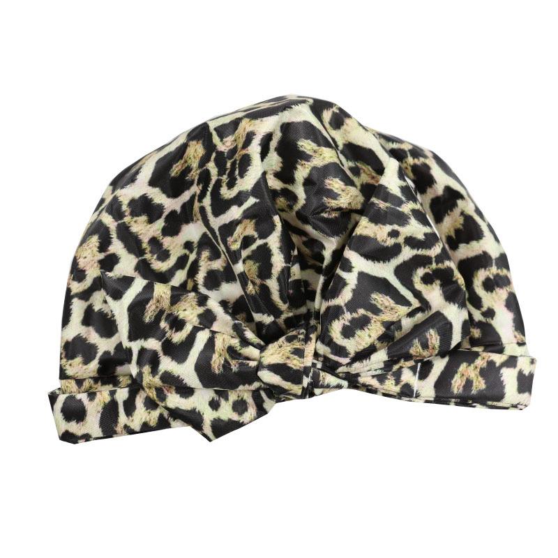 Shower Cap for Women Reusable Shower Cap for Long Hair with Non Slip Silicone Grip Waterproof Hair Cap for Shower with One Size Fits Most