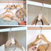 10-100pcs- Wardrobe Hanger Hooks Multifunction Cascading Plastic Bedroom Wardrobe Storage Space Saving Coat Hook