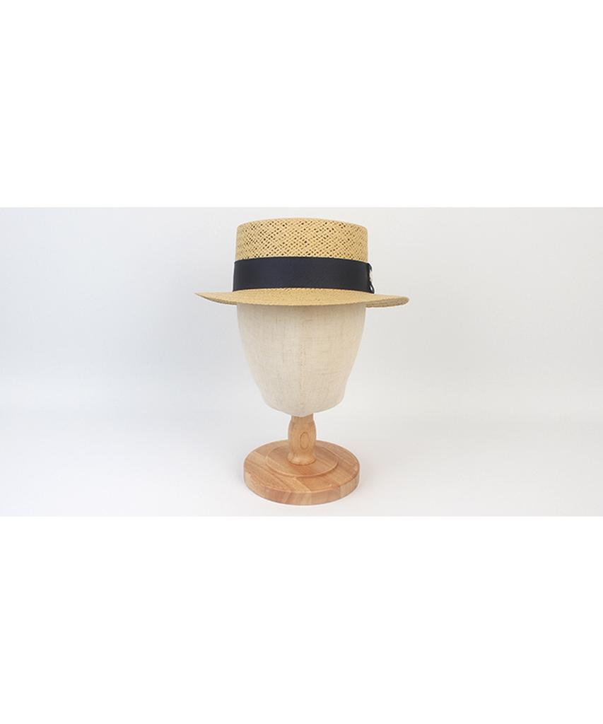 NEIB Line Beige Short Panama Hat