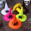 3Pcs/set Halloween Felt Hats Dollhouse Miniature Random Hats Doll House Decoration Accessories Kids Play Toys