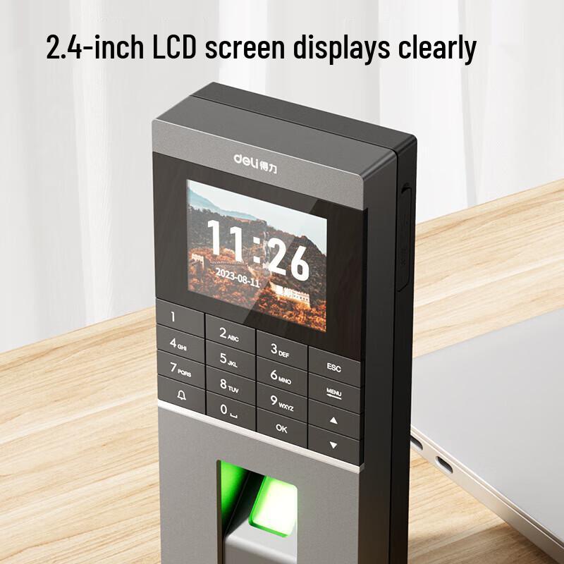 Deli Smart Bluetooth Fingerprint Access Control & Attendance Machine