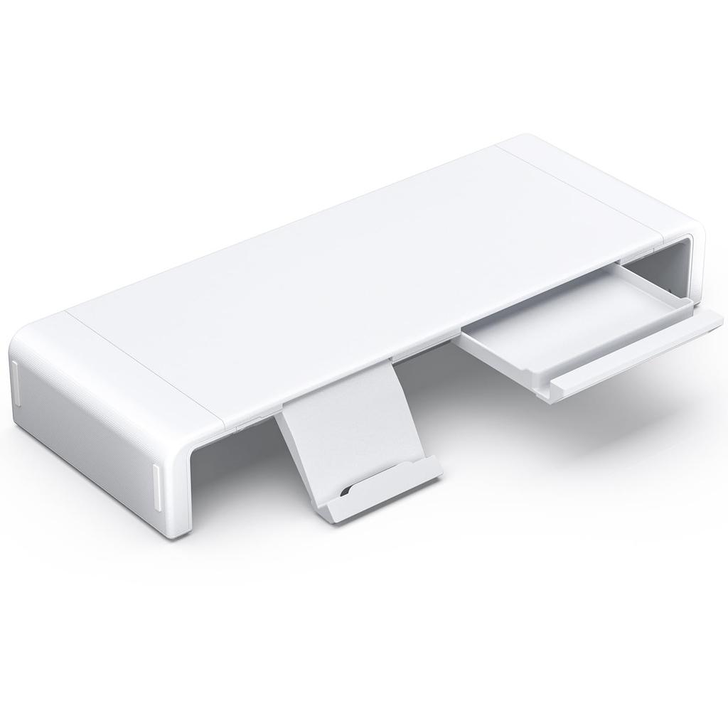 Klearlook Monitor Stand, Desk Stand, 50kg Weight Capacity, Foldable, Three Width Adjustable, Laptop Stand, Monitor Stand, Desk Stand, Keyboard