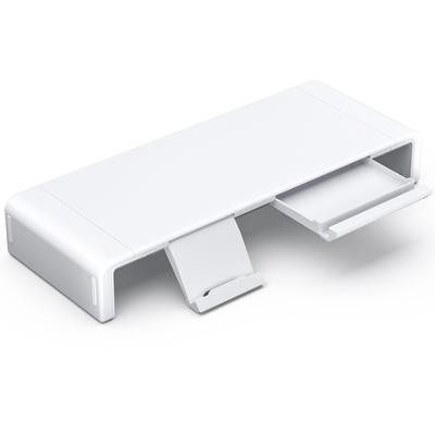 Klearlook Monitor Stand, Desk Stand, 50kg Weight Capacity, Foldable, Three Width Adjustable, Laptop Stand, Monitor Stand, Desk Stand, Keyboard