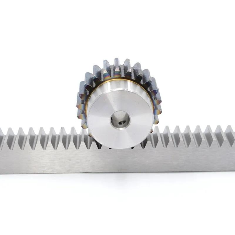 1pc 0.5Mod 45# steel Rack 0.5 Module Straight Teeth Drive Rack Length 200/500mm 5x5 6x8 8x8 8x10 8x12 10x10 12x12 Spur Rack