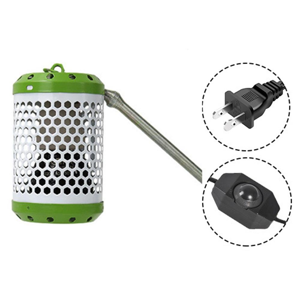 Metal Chew-Proof Wire Ceramic Heating Lamp Anti-Bite Bird Cage Heater Durable Bird Warmer  Indoor