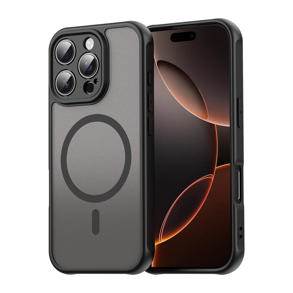 Matný Průhledný Kryt pro Magsafe pro iPhone 16E Magnetické Bezdrátové Nabíjení Nárazuvzdorný Kryt pro iphone 16 15 14 13 Pro Max Plus Coque