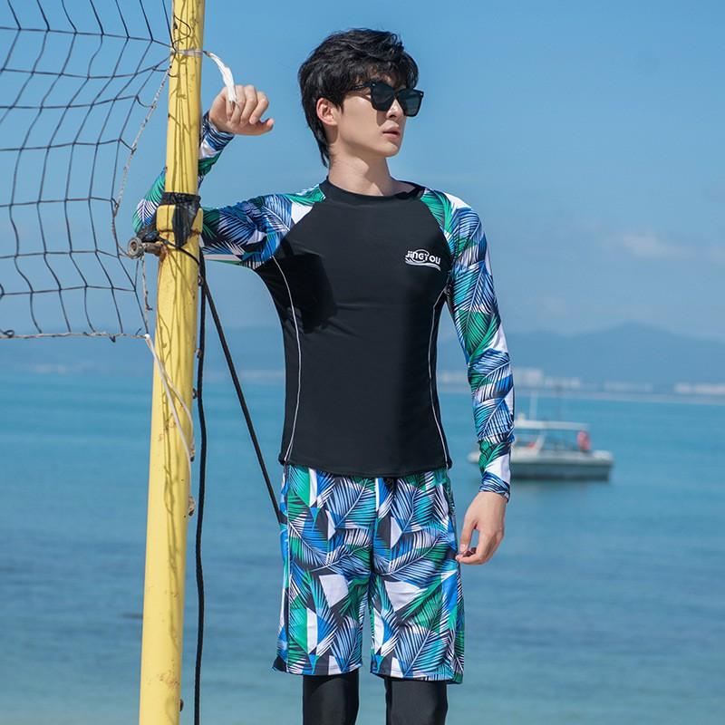 Womens Plus Size Long Sleeve Rash Guard Set UV Protection Swimwear Surfing Snorkeling Beach Activities