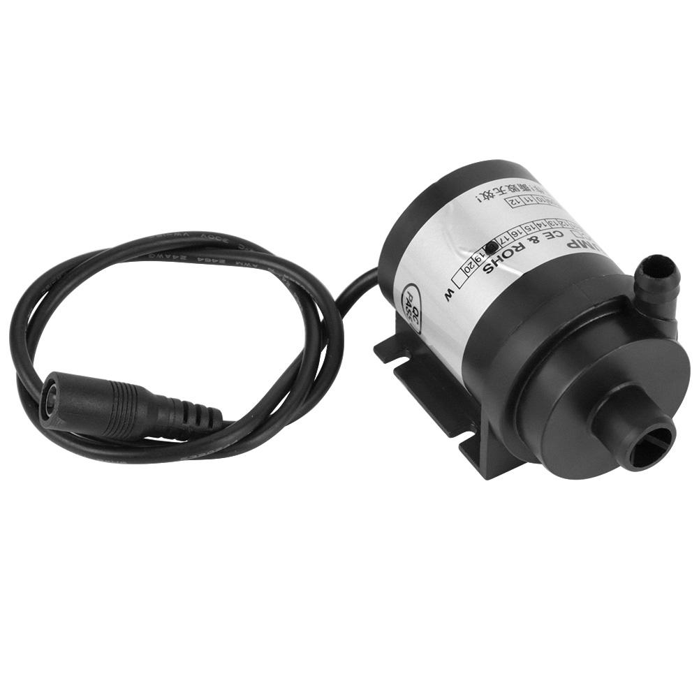 DC 12V 18W Black High Temperature Resistance Circulation Low Noise Brushless Water Pump
