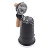 Stovetop Coffee Maker 3 Cups Single Valve Aluminum Alloy Percolator Coffee Maker Pot with Wooden Handle for Home Use
