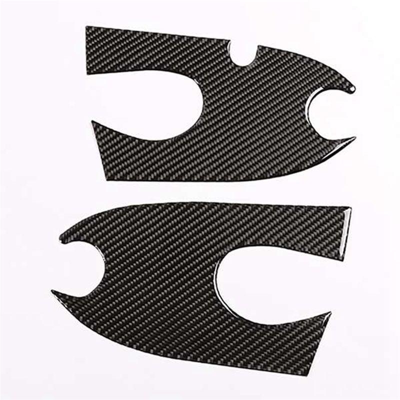 Authentic For Benz Smart 453 Fortwo 16-21 Carbon Fiber External Door Handle Bowl Cover Cup Cavity Trim ert Molding Garnish