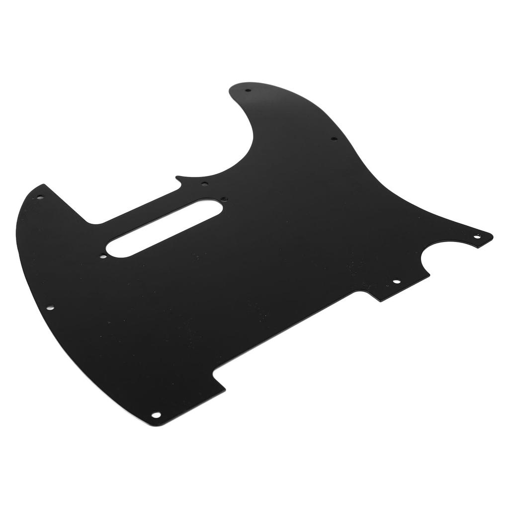 Electric Guitar Pickguard High Strength Scratch Proof Aluminum Alloy Front Guitar Guard Plate Black