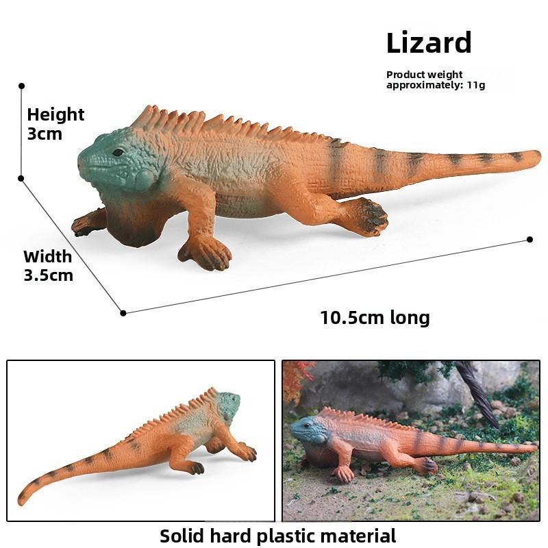 Lizard And Snake Toys Wildlife Figures Plastic Models For Kids Play Education