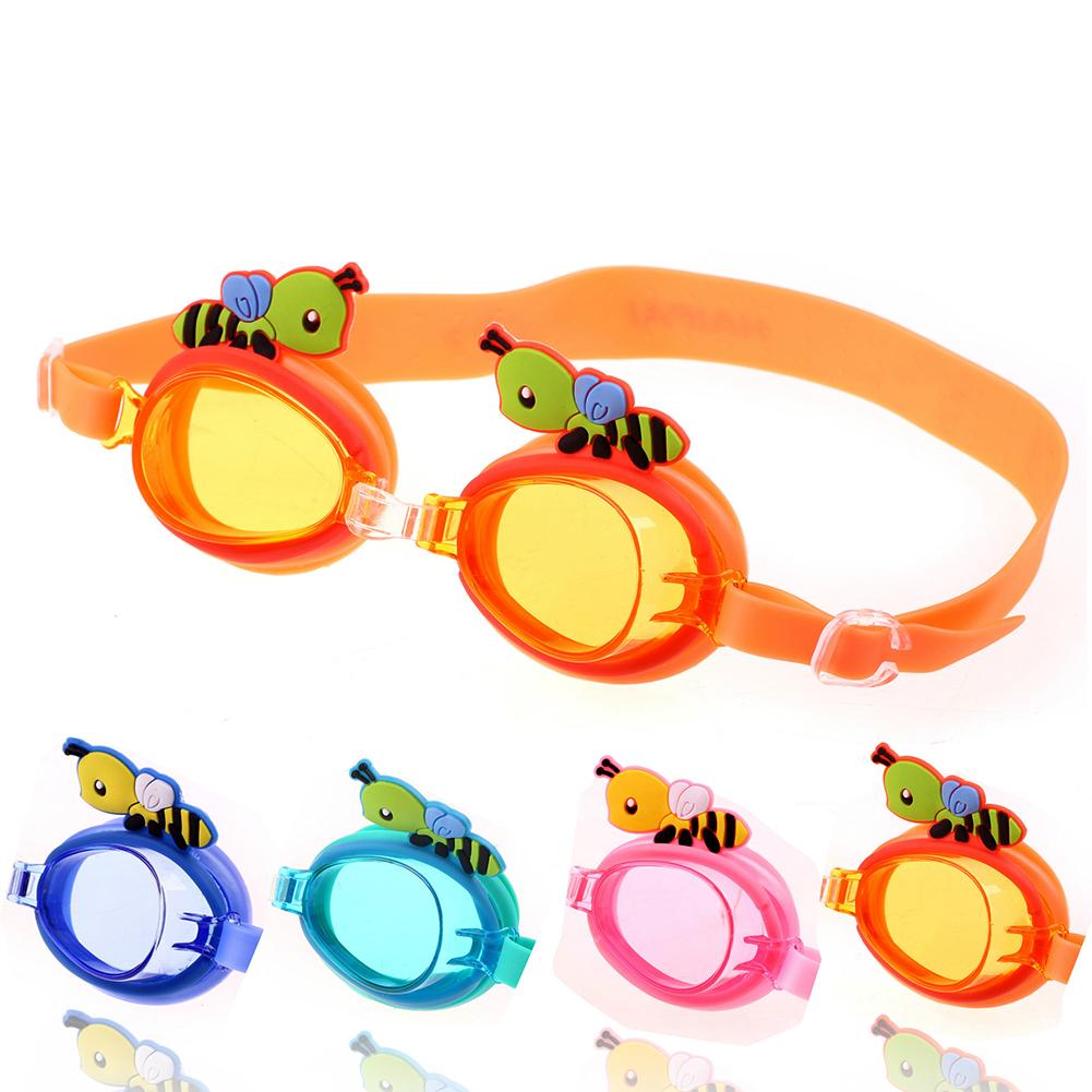 Children Anti-UV Swimming Goggles Cartoon Bee Glasses Anti-fog Swimming Accessories