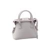 Maison Margiela 5Ac Logo Solid Color Leather Shoulder Crossbody Tote Bag Medium Women handbags Purple S56WG0081P4455T5166