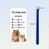 Cat & Dog Single Head Antibacterial Toothbrush for Oral Cleaning
