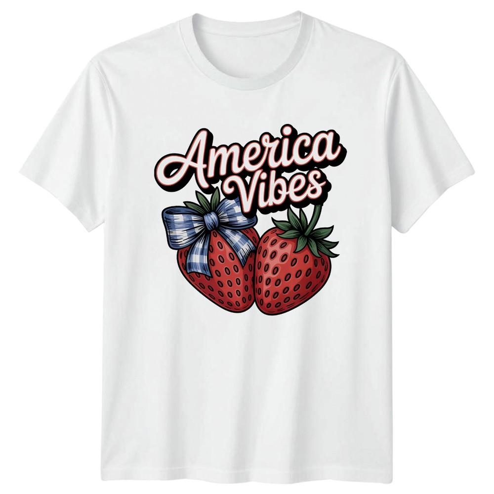 America Vibes Unisexs TShirt 4th of July Patriotic Dog Patriotic 4th July S