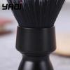 YAQI RTS Black Heavy Metal Handle Synthetic Hair Shave Brush for Men Wet Shaving Knot Type