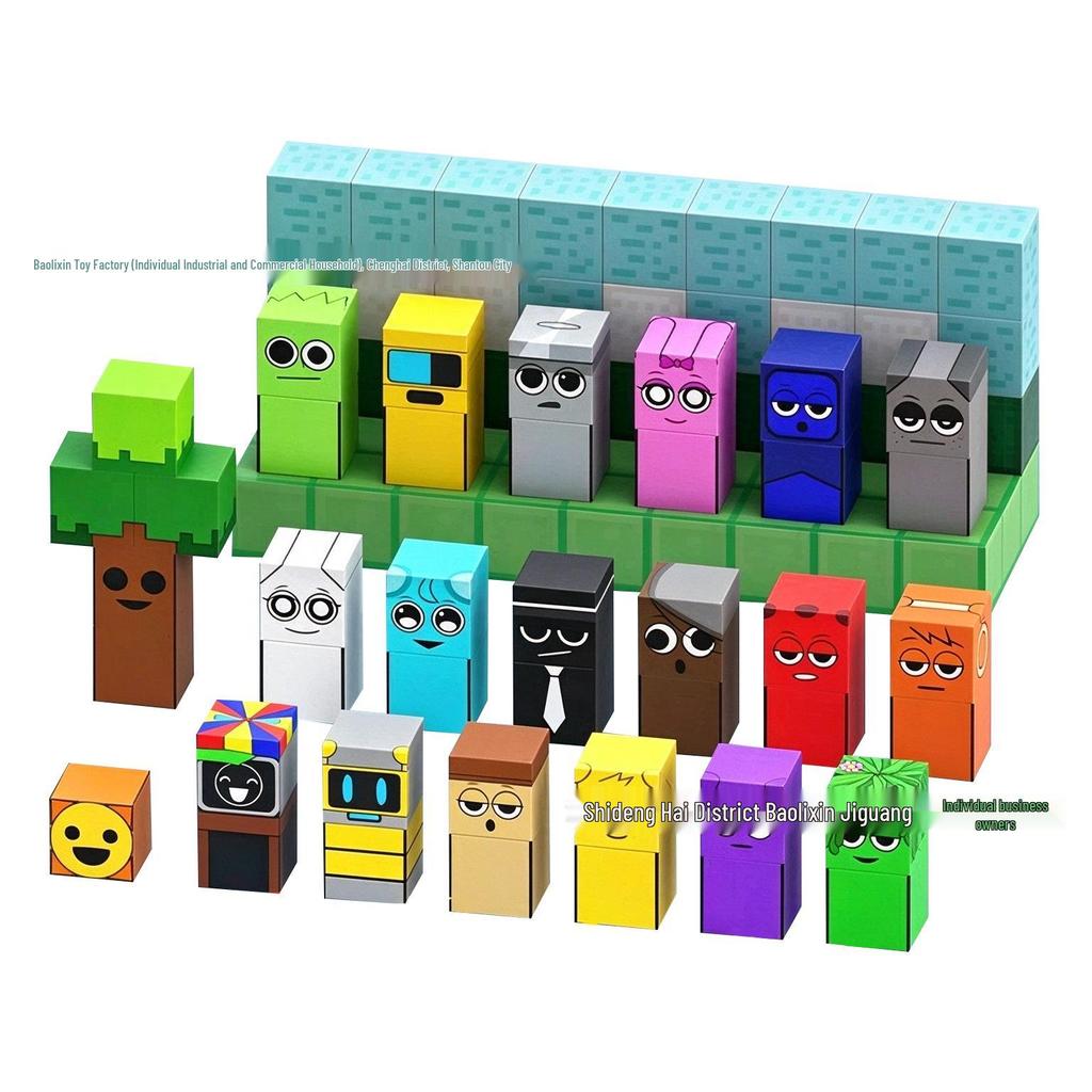Rhythm Magnetic Sprunkim Blocks: Versatile DIY Building Set for Boys Aged 6+ | Educational Toy