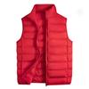 Mens Red Stand Collar Puffer Vest 7A Antibacterial Aerogel Space Fleece Sleeveless Jacket Young Adults