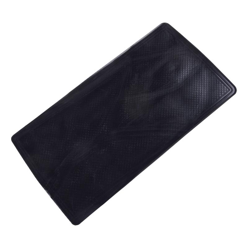 Anti-Slip Gate Slot Mat Cup Holder Pad Kit Fit For Toyota Crown  Black With Red Edge