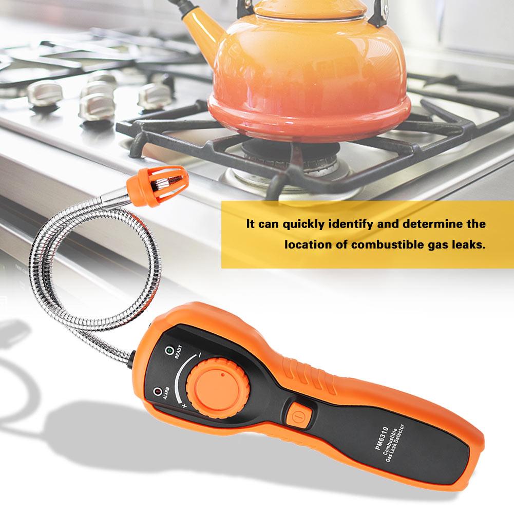PEAKMETER PM6310 High Accuracy Portable Combustible Gas Leak Detector