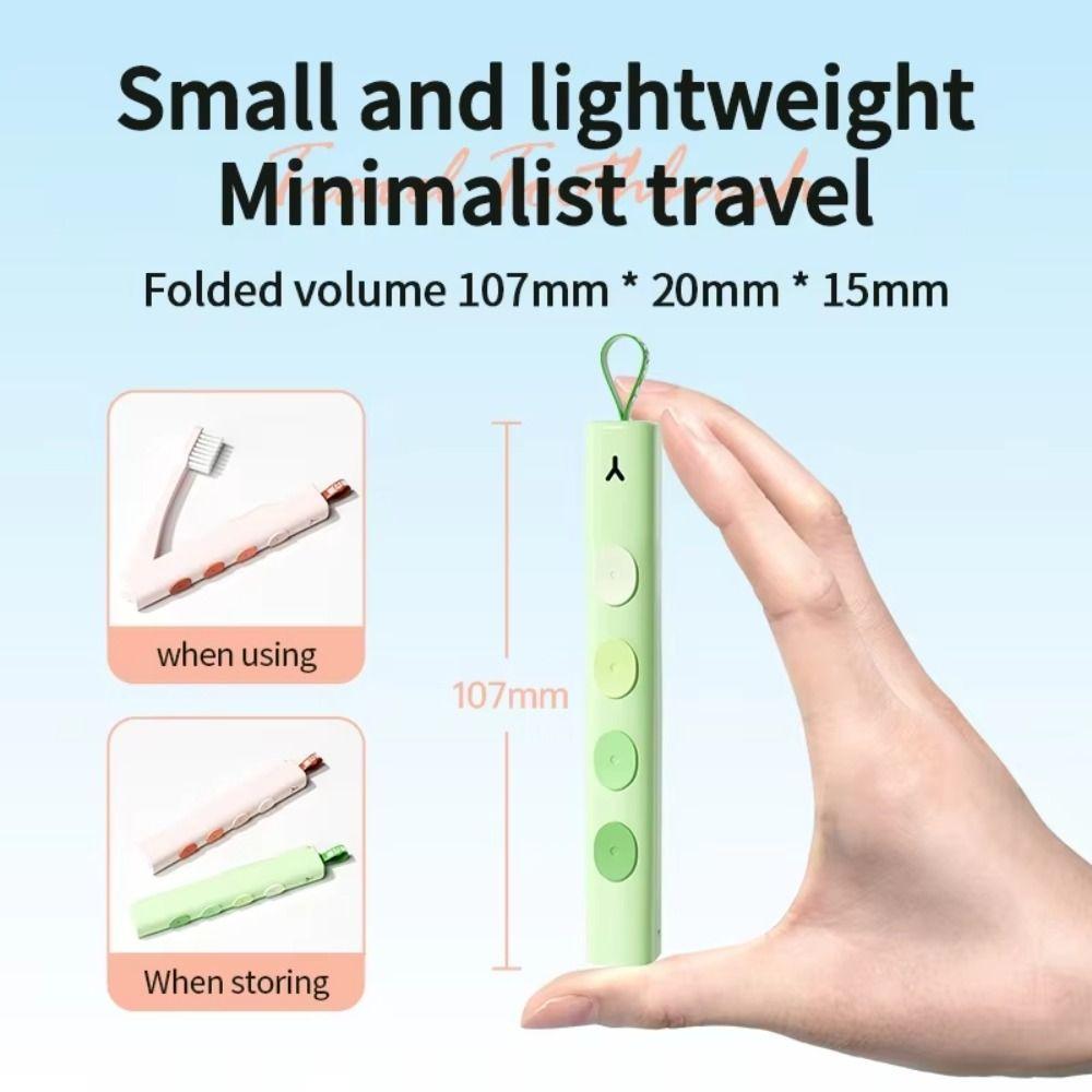 Portable Orthodontic Toothbrush Foldable Dental Brush New Travel Toothbrush  Oral Cleaning Tools