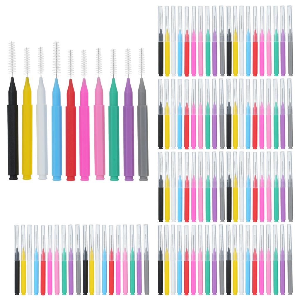 Brosses interdentaires, fil dentaire, cure-dents, appareils orthodontiques, outil de nettoyage des dents, 100 pièces