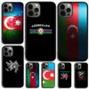 Azerbaijan Flag Phone Case Cover For iPhone 17 Air 11 12 13 15 16 14 Pro MAX Plus Coque