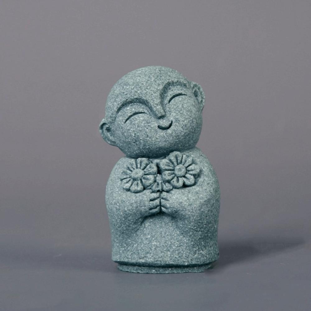Creative Japanese Miniature Buddha Statue Exquisite Durable Buddha Sculpture Ksitigarbha Buddha Figurine Table Decor