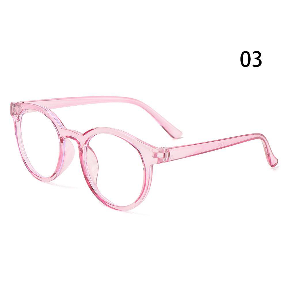 Portable Glasses Protection Online Classes Anti-blue Light Round Eyeglasses Kids Glasses Ultra Light Frame