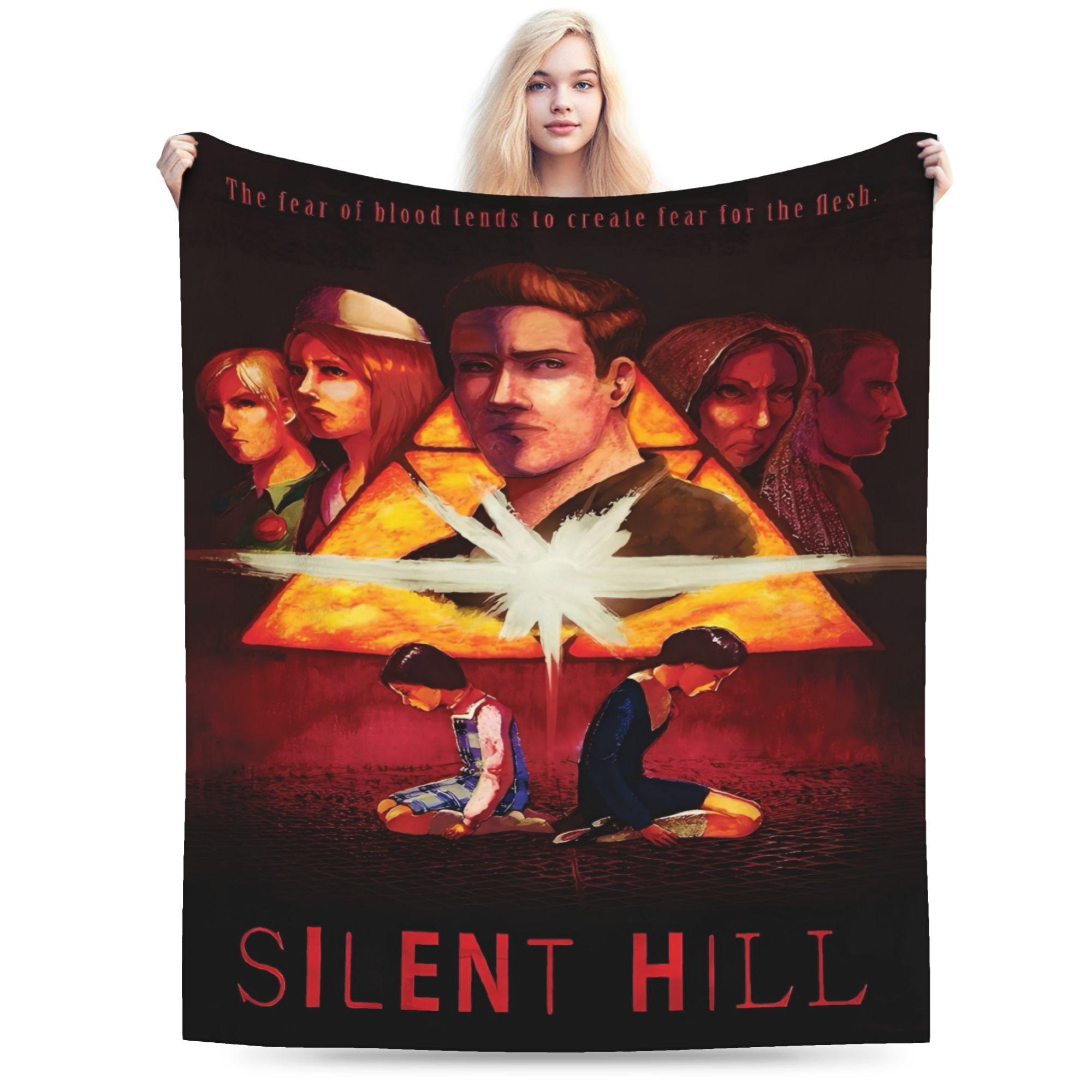 Silent Hill Blanket Quality Soft  Throw Blanket Winter Girls Boys Living Room Fluffy Bedspread 75X95CM